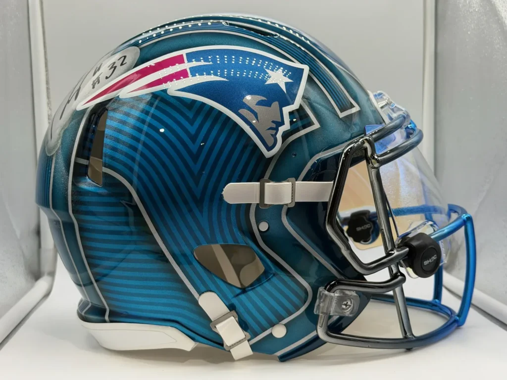New England Patriots Helmet — Teal by edens-oasis