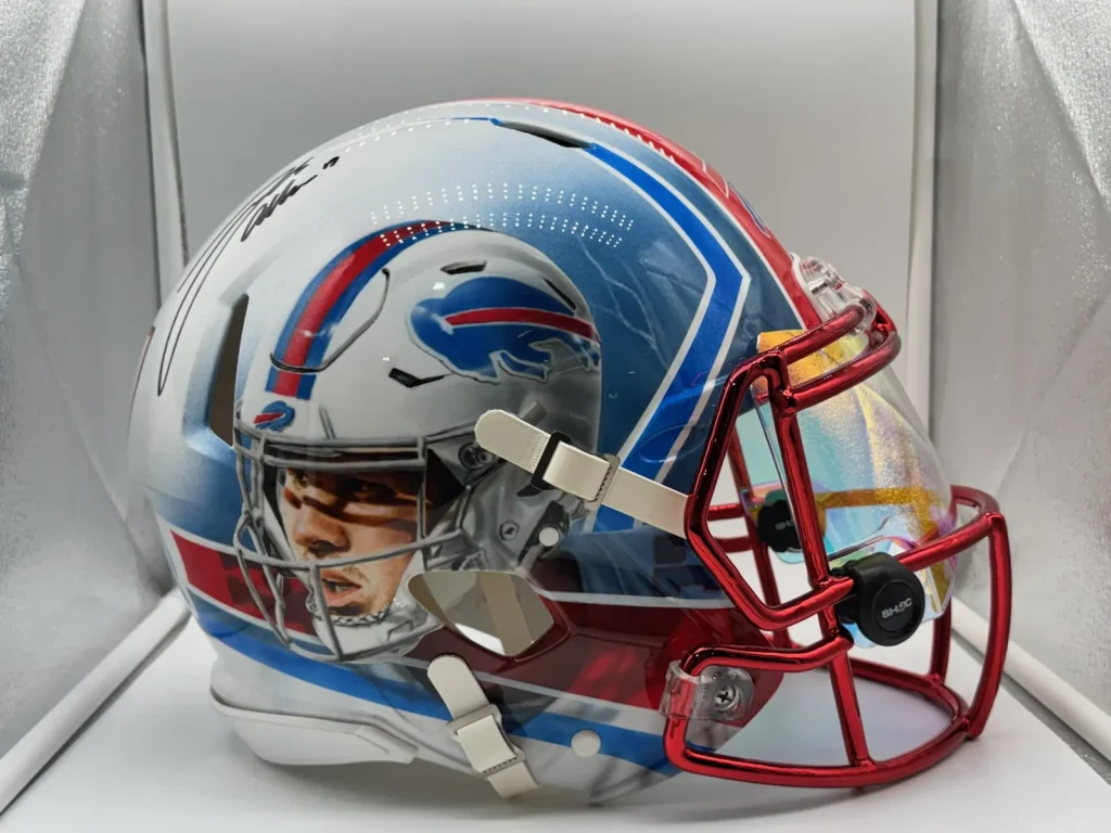 Buffalo Bills Helmet by grizzly-airbrush