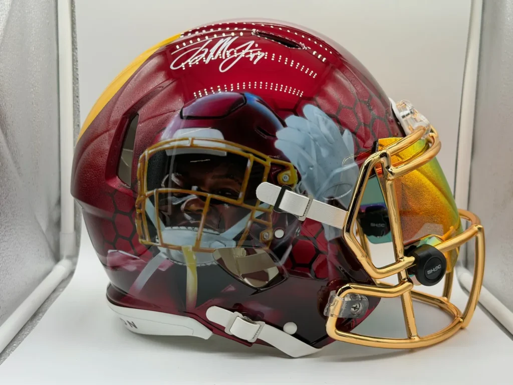 Washington Commanders Helmet by grizzly-airbrush