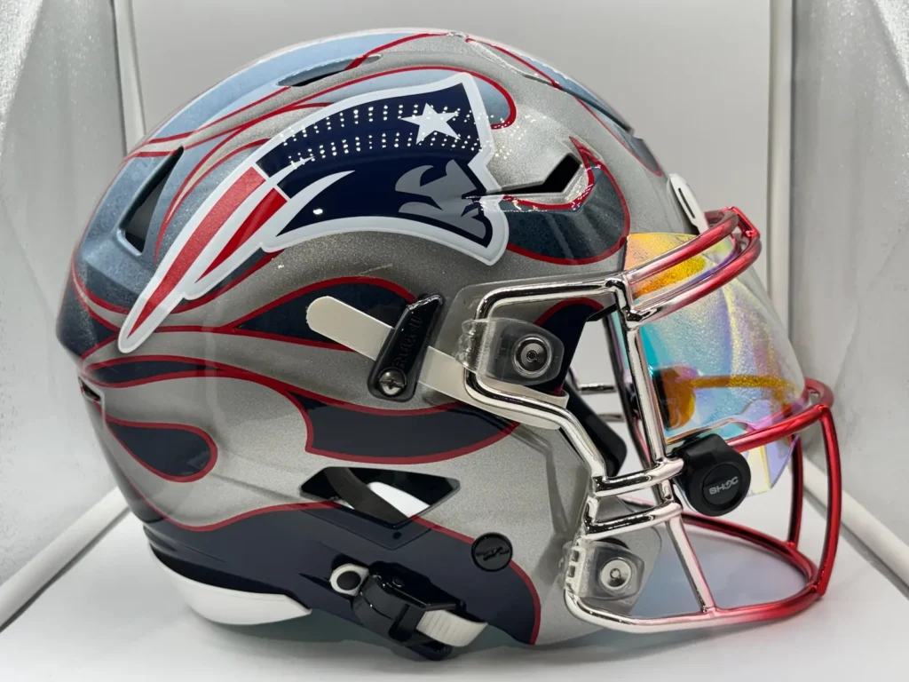 New England Patriots Helmet — White by nub-grafix