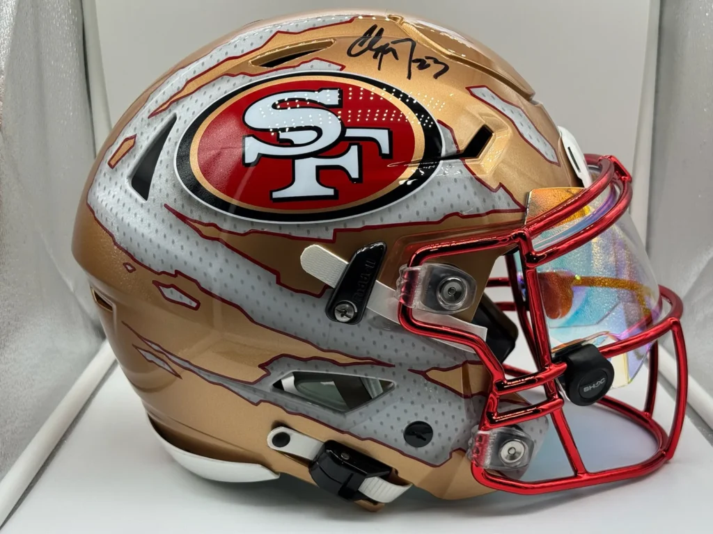 San Francisco 49ers Helmet — Gold by nub-grafix