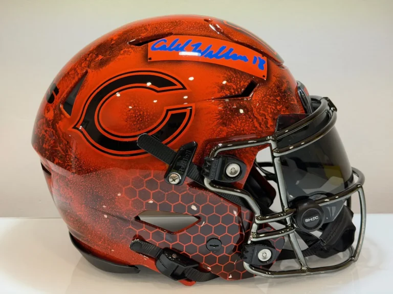 Chicago Bears Helmet — Orange Chrome by psychotic-air